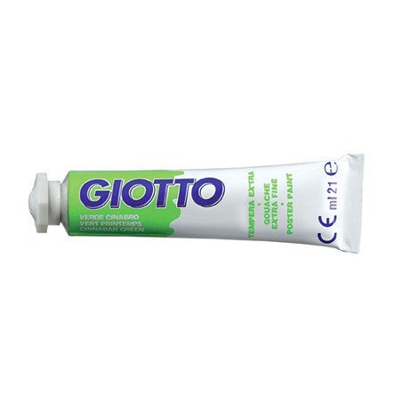 FILA Colore a Tempera GIOTTO Tubetto 21 mL Verde Cinabro 11 3550