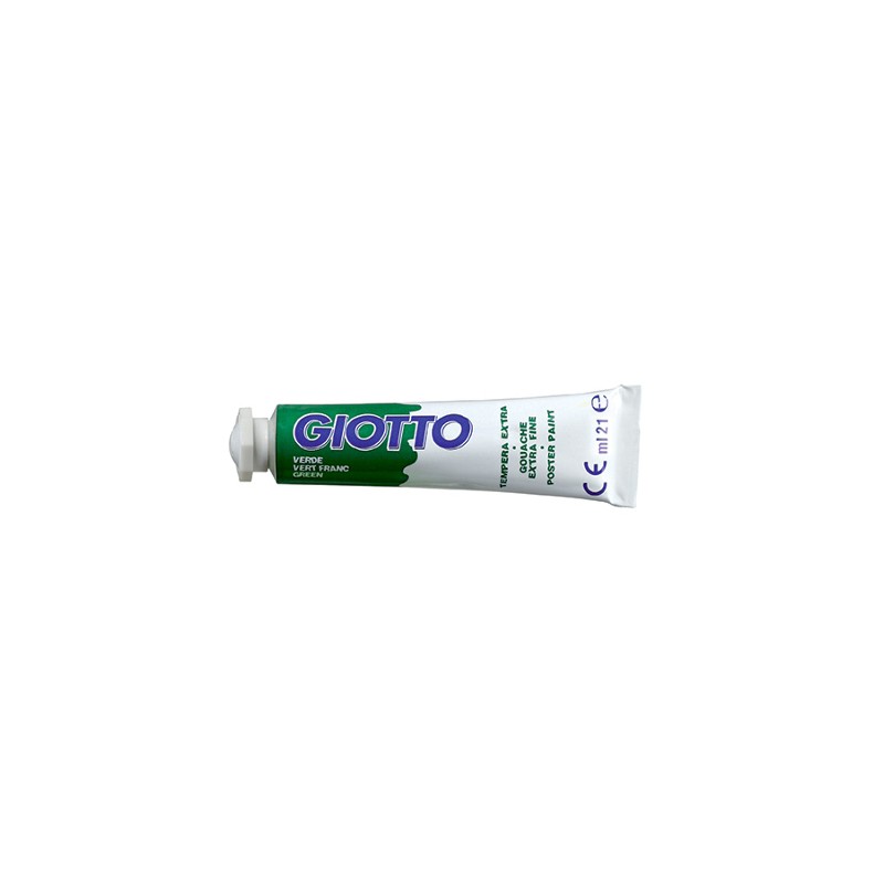 FILA Colore a Tempera GIOTTO Tubetto 21 mL Verde Brillante 12 3550