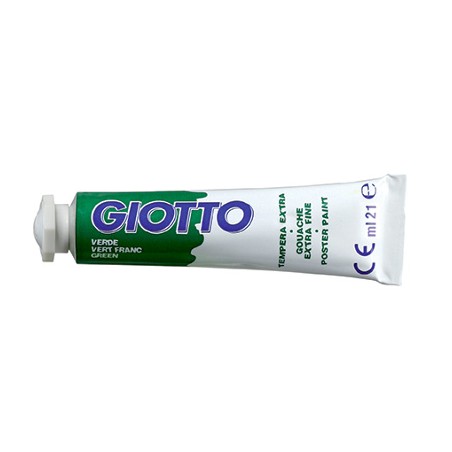 FILA Colore a Tempera GIOTTO Tubetto 21 mL Verde Brillante 12 3550