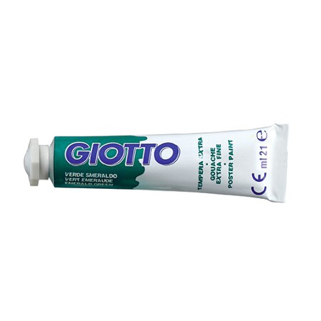 FILA Colore a Tempera GIOTTO Tubetto 21 mL Verde Smeraldo 14 3550