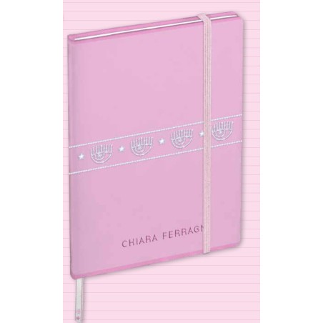 1 - CHIARA FERRAGNI 2023 NOTEBOOK 13X21 CON ELASTICO PIGNA 0232689