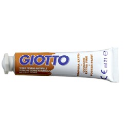 1 - FILA Colore a Tempera GIOTTO Tubetto 21 mL Terra di Siena Naturale 20 3550