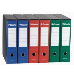 1 - Esselte Registratore d'archivio con custodia protocollo d.8 verde G75 390775180