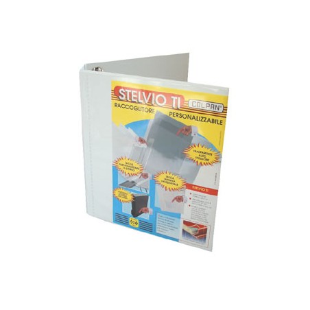 1 - SEI ROTA Raccoglitore 4 anelli stelvio 30 display bianco