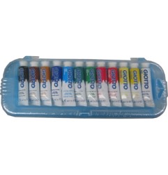 1 - FILA Colore a Tempera GIOTTO Tubetto 7,5 mL 12 Pezzi 3025