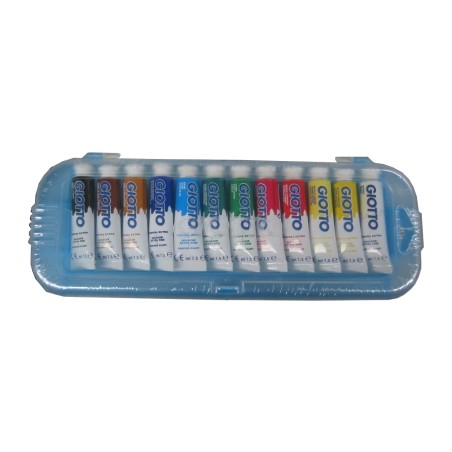 Giotto Colore a Tempera Tubetto 7,5 mL 12 Pz colori assortiti 3025