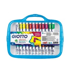 1 - FILA Colore a Tempera GIOTTO Tubetto 12 mL 24 Pezzi 3051