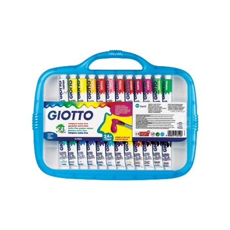 FILA Colore a Tempera GIOTTO Tubetto 12 mL 24 Pezzi 3051