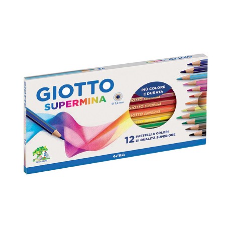 FILA Pastelli Giotto Supermina colori assortiti 12 pz 2357