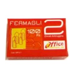 1 - O.P. Fermagli Zincati n.2 Planet Office 100pz