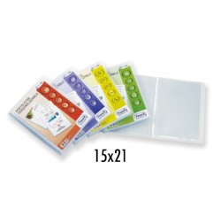 1 - FAVORIT  Portalistini soft display A5 30 bustine colore trasparente Favorit 460236