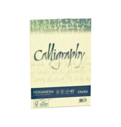 1 - FAVINI  Carta pergamena A3 colore crema Calligraphy 190GR 250pz A692253