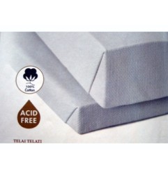 1 - CWR Tela CLASSIC su Telaio in Legno 35x35 per Pittura Grana Media 355/3550