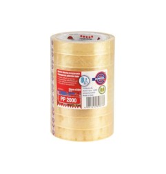 1 - 8 rotoli Nastro adesivo trasparente Eurocel 19x66mt 1122212