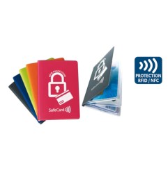 1 - ARDA Conf. 10 Safecard Custodia protettiva Porta tessere 9,5x6cm RFID/NFC  0133EXP