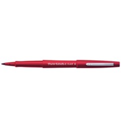 1 - PAPERMATE Penna Con Punta Sintetica In Nylon Paper Mate rosso - 1 Mm S0190992