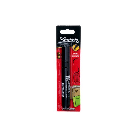 Pennarello Marker W10 punta a scalpello Papermate nero S0192667