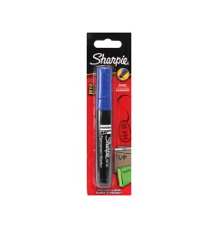 1 - Pennarello Marker W10 Papermate punta a scalpello blu S0192708