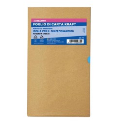 1 - BLASETTI 1 FOGLIO Carta da imballo per pacchi 80x120 colore avana 80 gr 0779