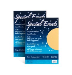 1 - FAVINI  10 fogli Carta special event metalizzata colore oro A4 250 grA69H174