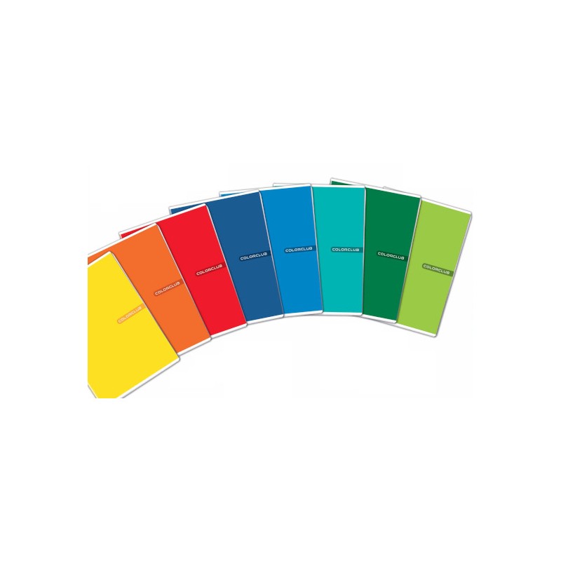 Blasetti Colorclub Quaderno A5 10pz 20+1 fogli,5M colori assortiti 7114