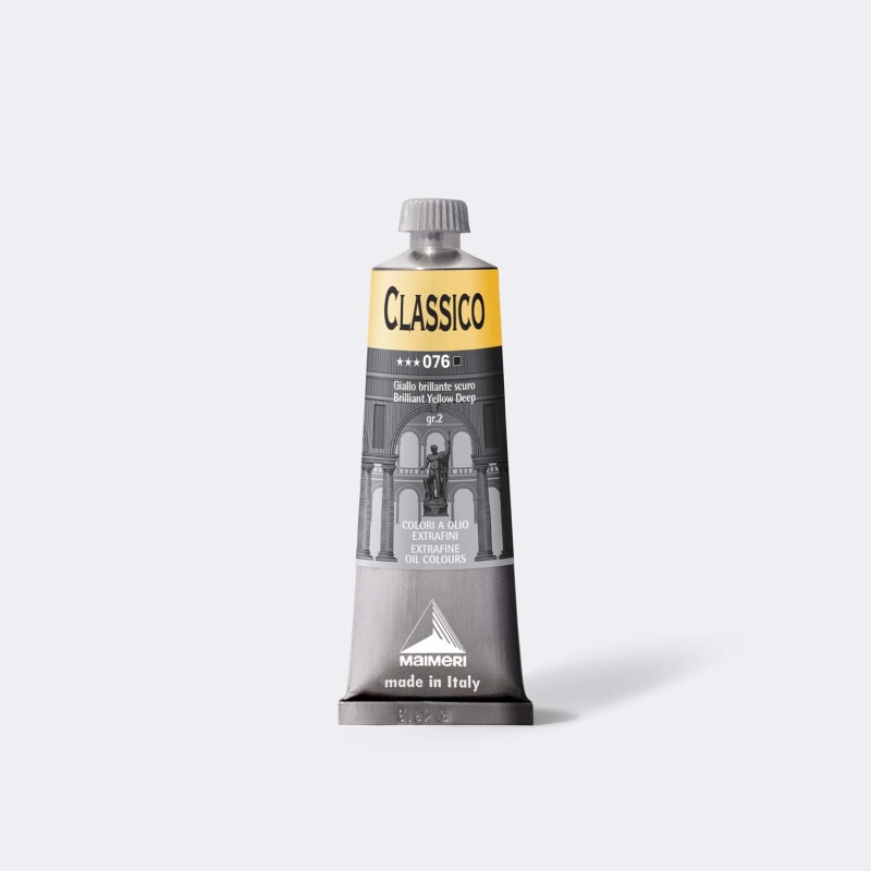 TEMPERA OLIO MAIMERI CLASSICO 60ml GIALLO BRILLANTE SCURO M0306076