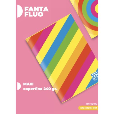 MAXI 21/5M -10pz ONE COLOR FANTA FLUO 8122