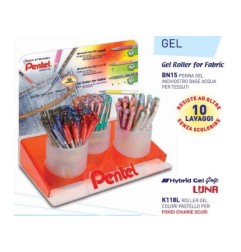 1 - PENTEL Assortimento 84 Penne Gel Inchiostro Scorrevole +SL1100TV