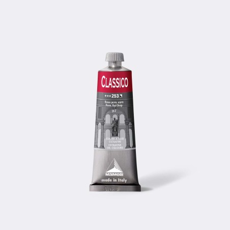 1 - TEMPERA OLIO MAIMERI CLASSICO 60ml ROSSO PERMANENTE SCURO M0306253