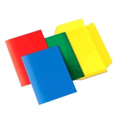 1 - ARCA 10 pz Cartelle per atti plastificata rossa 300 gr 0235/RO