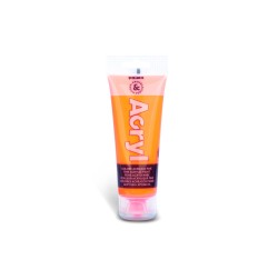 1 - MOROCOLOR PRIMO Tempera Acrilica Tubetto 75 mL Arancio Fluo 420TAF75250