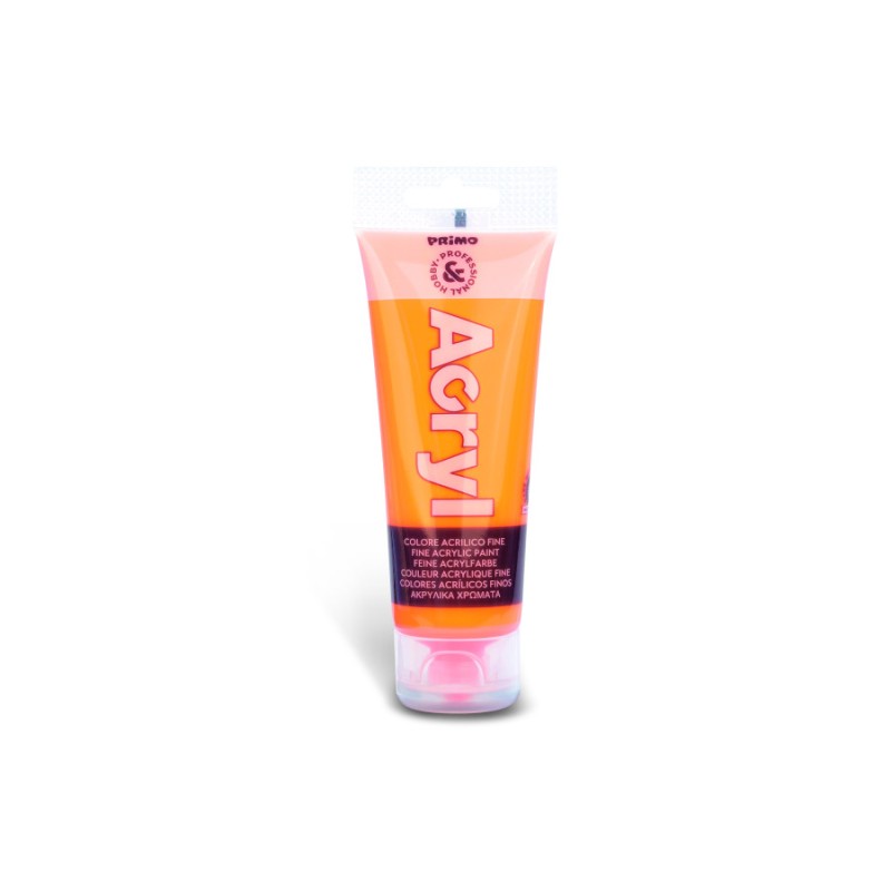 MOROCOLOR PRIMO Tempera Acrilica Tubetto 75 mL Arancio Fluo 420TAF75250