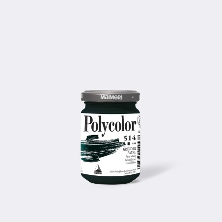 1 - TEMPERA MAIMERI POLYCOLOR VINILICA 140ml GRIGIO PAYNE M1220514