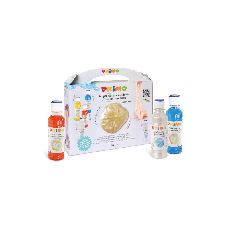 MOROCOLOR PRIMO Set per Slime Scintillante SPARKLING KIT 3+1+1 3312SLIMESET2