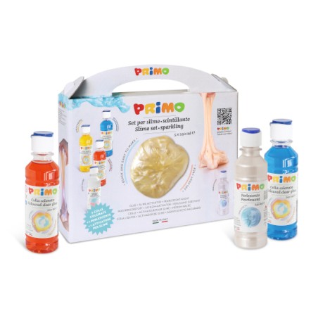 MOROCOLOR PRIMO Set per Slime Scintillante SPARKLING KIT 3+1+1 3312SLIMESET2