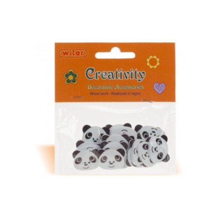 ACCESSORI CREATIVITY PANDA IN LEGNO WD26