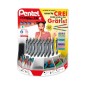 PENTEL Espositore 120 pezzi Penna Roller Energel XM 0,7 a scatto 0022237