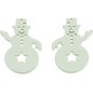 ACCESSORI CREATIVITY PUPAZZO NEVE IN LEGNO 15pz WD56