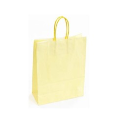 1 - SHOPPER CARTA 14+8,5x21,5 CREMA Ritorta -50pz ref.39