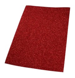 1 - 10 fogli Gomma Eva Foam rosso metal 2mm 40x60 23/158