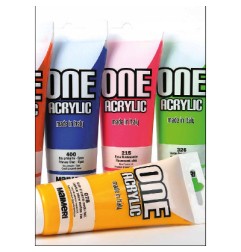 1 - CANSON MAIMERI Tempera ONE ACRYL Colori Acrilici 120 mL Giallo Verdestro 120