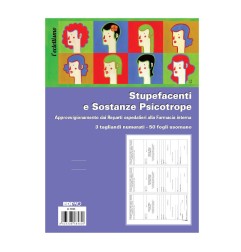 1 - EDIPRO  Blocco approvvigionamento dei reparti ospedalieri di stupefacenti e sostanze psicotrope
buoni a 3 sezioni numerati 5