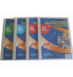 1 - O.P. Portalistini soft display A4 10 bustine colore trasparente OP5.129