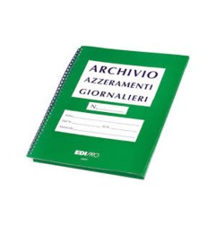 1 - EDIPRO  Cartella archivio azzeramenti di cassa giornalieri E6833