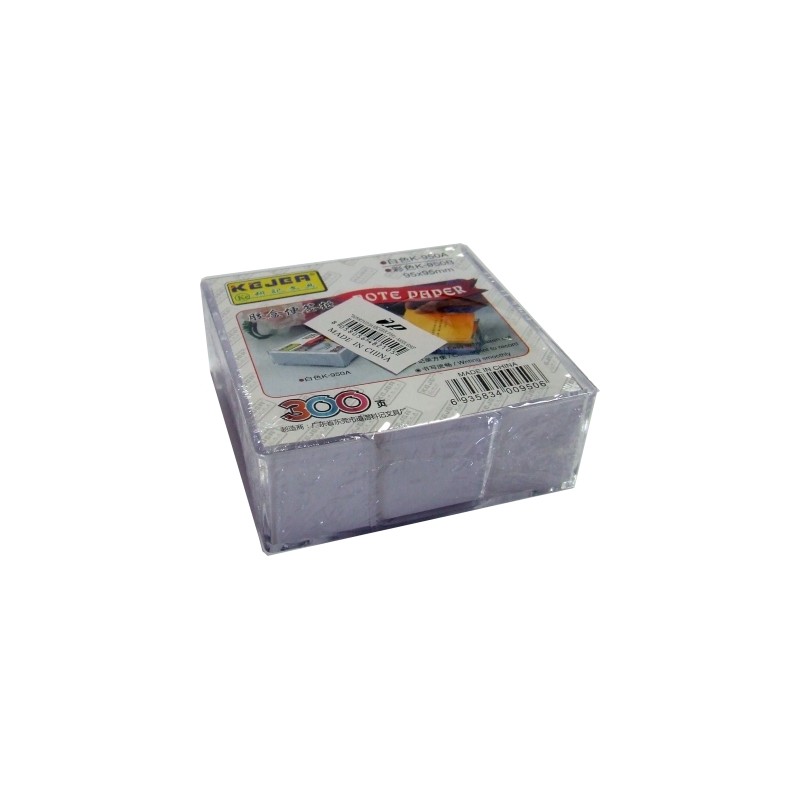 Dispenser con cubo notes colore bianco 95x95 K-950A