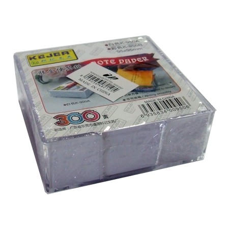 Dispenser con cubo notes colore bianco 95x95 K-950A