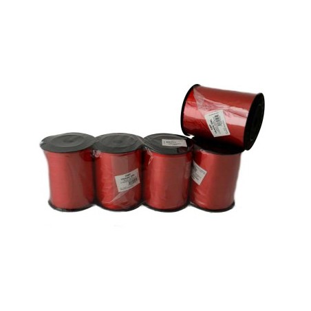 Nastro decorativo colore rosso opaco 250mt 10mm E0475