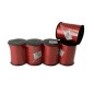 Nastro decorativo colore rosso opaco 250mt 10mm E0475