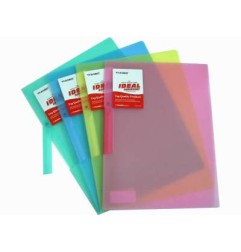 1 - Cartellina A4 Con Clip Colore Trasparente Assortiti TB425A