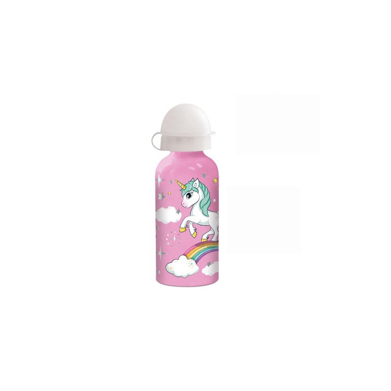 BORRACCIA ALLUMINIO 400ML UNICORNO  ST09711